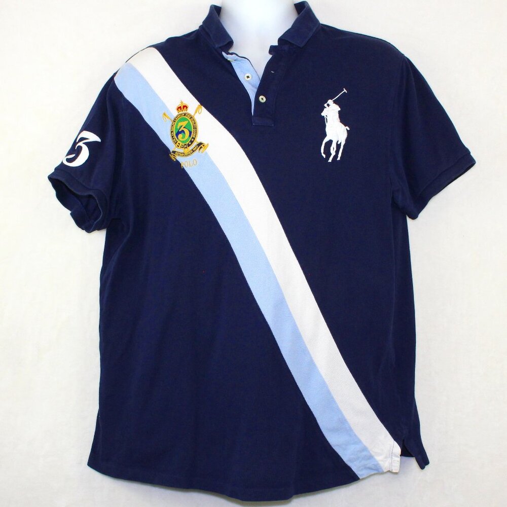 Polo Ralph Lauren 3 Big Pony Slim Fit Polo Mens XLarge